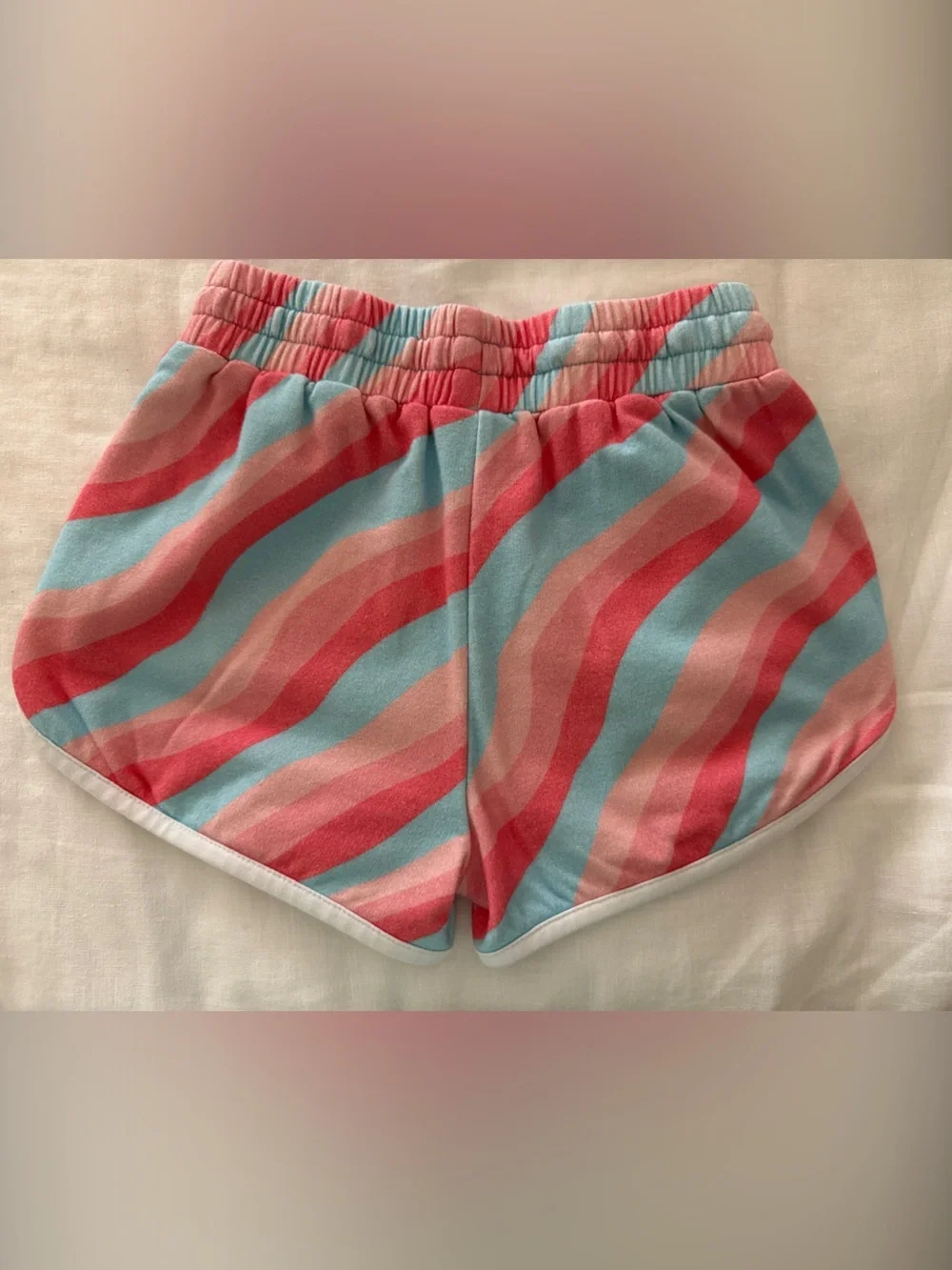 Feather 4 Arrow Cotton 3 pc Set - Aqua 2 Tees & Striped Shorts sz 6 and 5